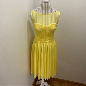 David’s Bridal Illusion Neck Dress Women’s Size 8